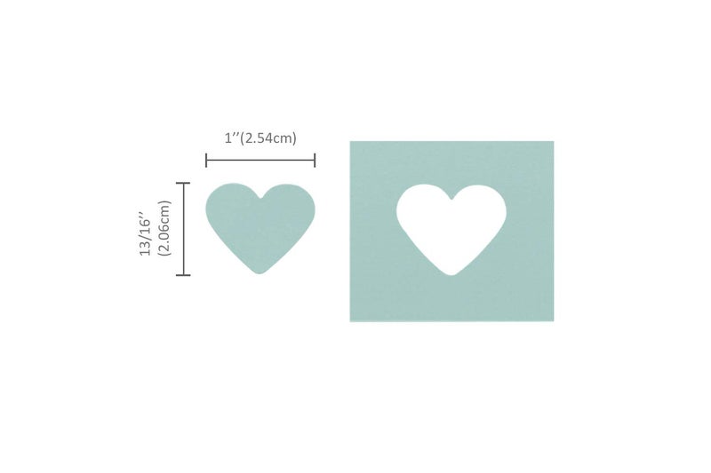 BiraBira Bira Craft 1 inch Heart Shape Lever Action Craft Punch, Valentine e's Day Punch, for Paper Crafting Scrapbooking - Image 2